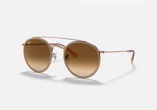 Gafas de sol Ray-Ban Round Doble Puente Marrón