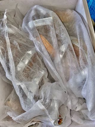 Sandali con tacco basso argento