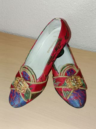 Traje de Fallera Siglo XVIII Multicolor