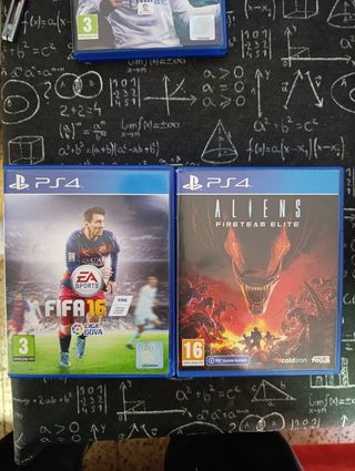 Juegos PS4 FIFA 16 y Aliens Fireteam Elite