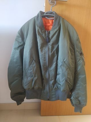 Cazadora Bomber Aviador Verde