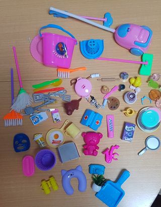 Lote Miniaturas Hogar Barbie