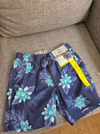 Bañador Hurley Azul Talla S (talla grande)