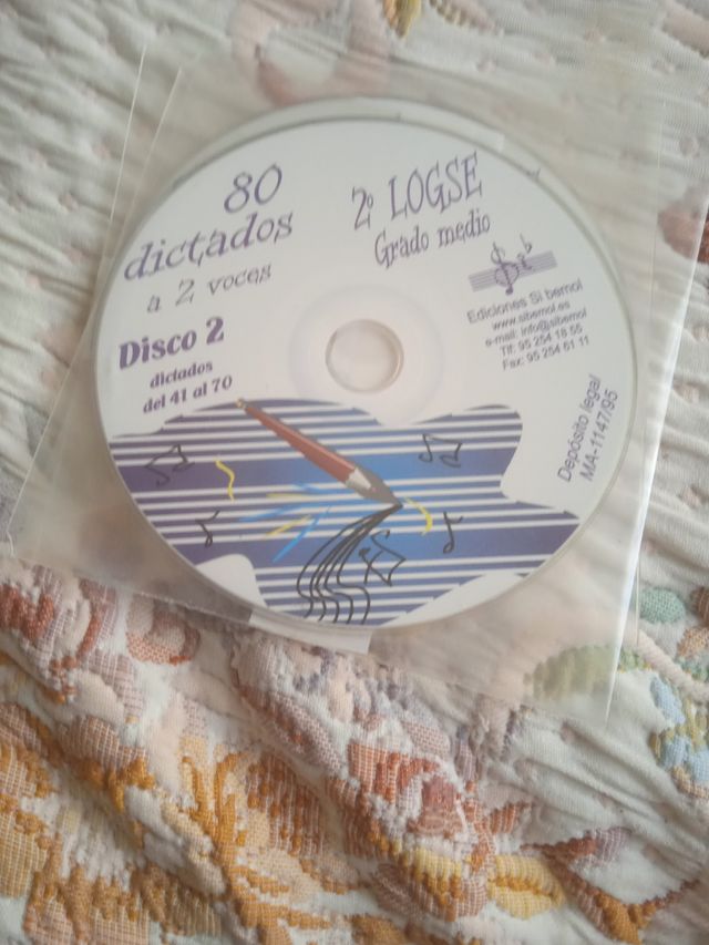 Lote 3 CDs 2 LOGSE Grado Medio Dictados