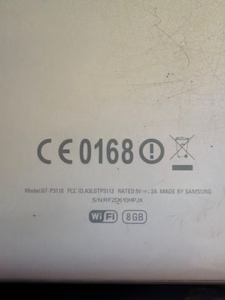 Tablet Samsung Blanca