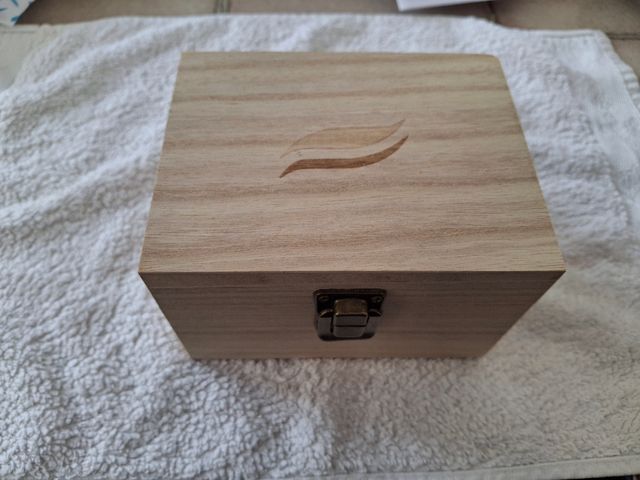 Caja de madera para aceites esenciales