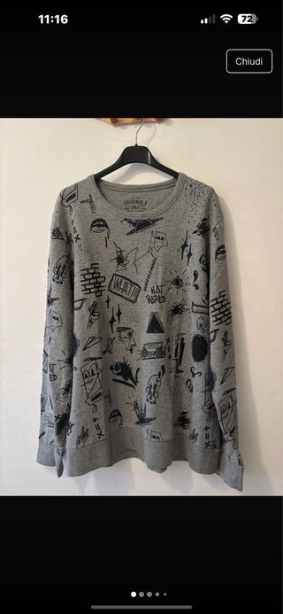 Maglietta uomo Jack & Jones grigia