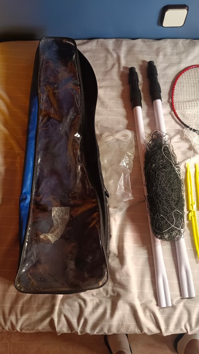 Set de Bádminton con 4 Raquetas y Volante