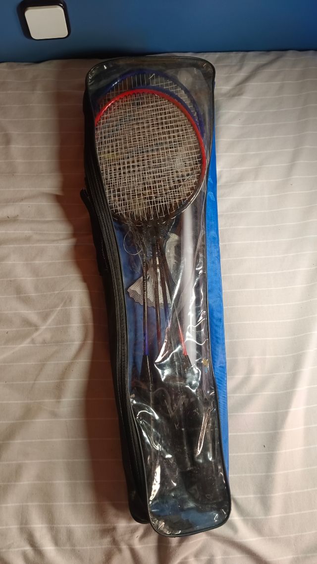 Set de Bádminton con 4 Raquetas y Volante