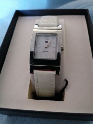 Reloj Tommy Hilfiger Mujer reversible Blanco/ rosa