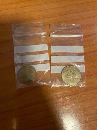 Lote 2 Monedas Francesas