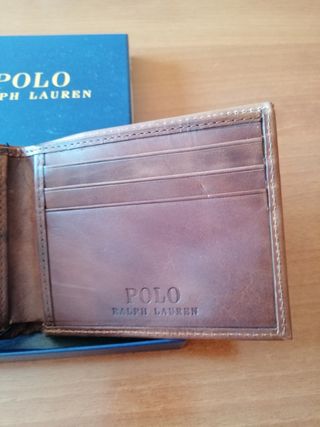 Cartera Polo Ralph Lauren Piel Marrón