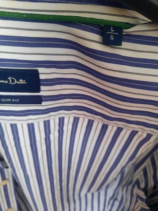 Camisa rayas Slim Fit Massimo Dutti Talla L