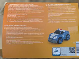 Coche Policía teledirigido-desmontable con Herram