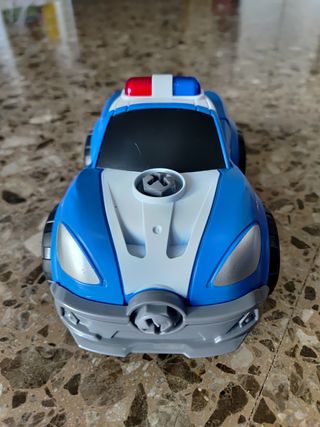 Coche Policía teledirigido-desmontable con Herram