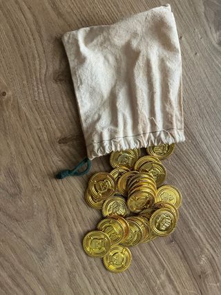 Monedas de Juguete Doradas