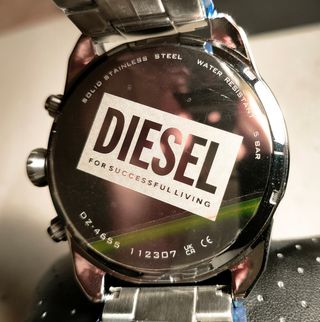 Reloj Diesel Spiked nuevo, turquesa y gris