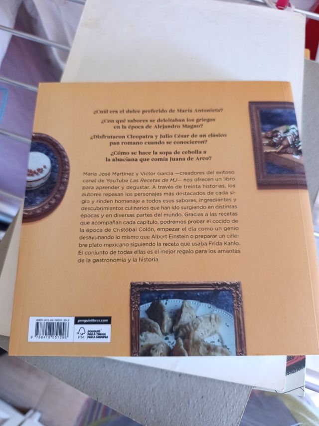 Libro Las mejores recetas de la historia MJ