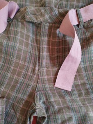 Pantalón corto Zara cuadros invierno