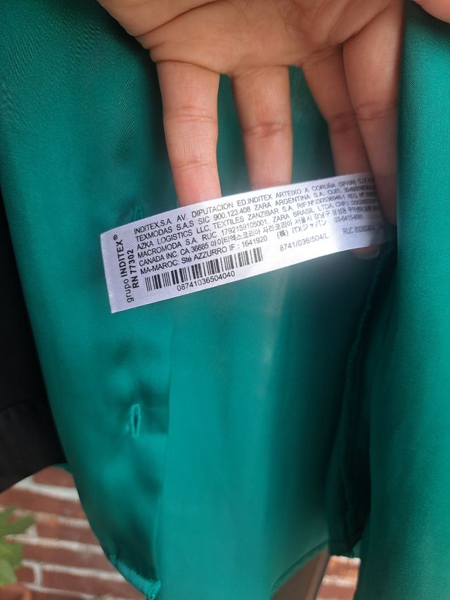 Lote 4 Camisas Zara Mujer XL