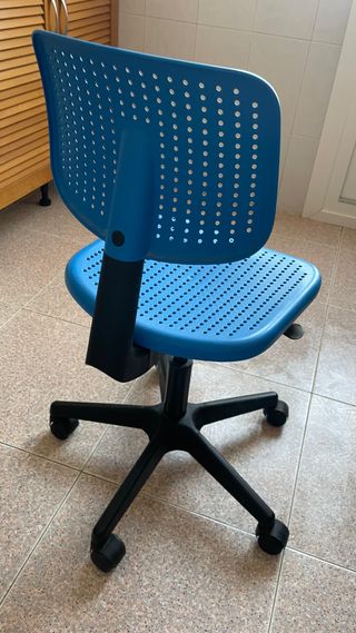 Silla de escritorio infantil azul