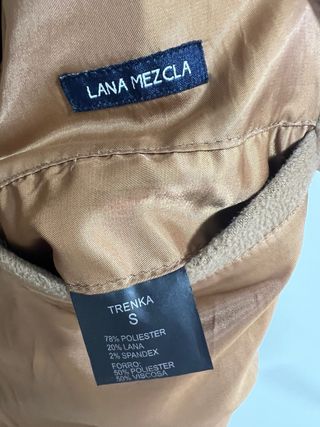 Trenca camel de hombre