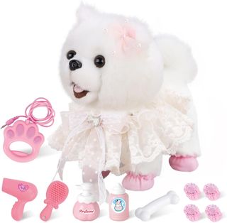 ✨ - RuiDaXiang Perro de Juguete de Peluche con Cor