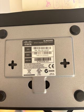 Cisco SLM2008 8-Port Gigabit Smart Switch