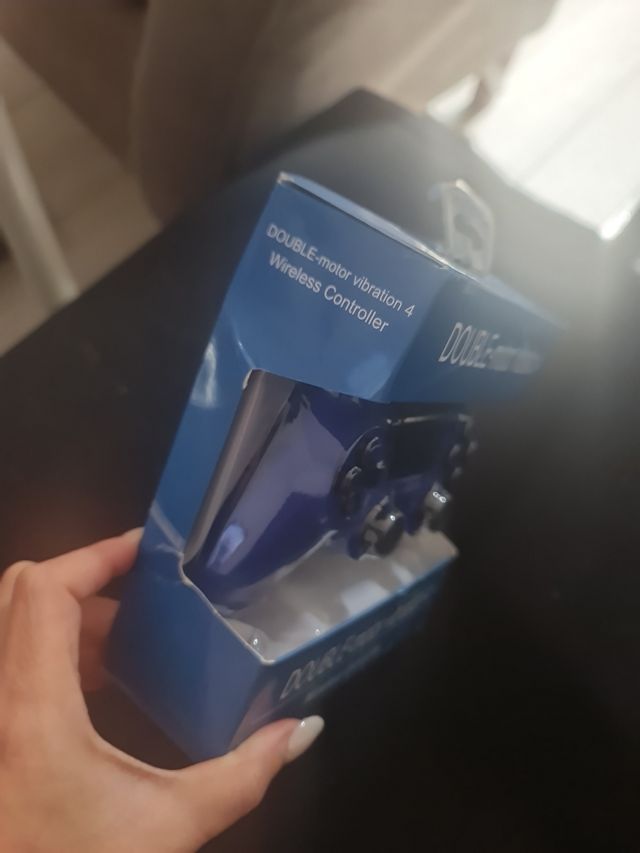 Mando PS4 Doble Vibración Azul