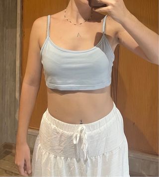2 Tops Cortos Shein Tirantes