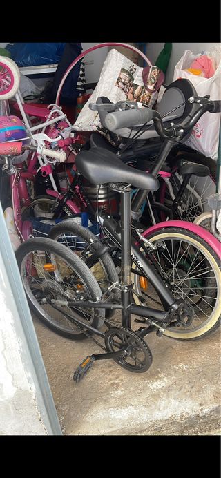 Bicicleta Plegable B'TWIN Negra