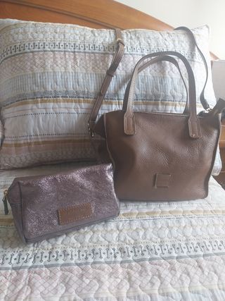 Bolso piel Abbaccino sin estrenar