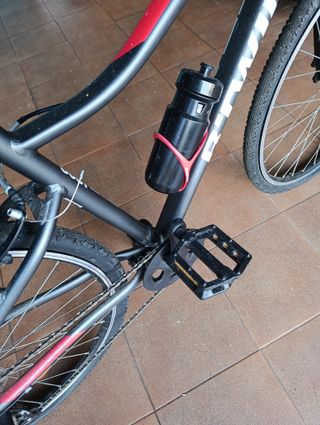 Bicicleta Btwin Gris con Accesorios