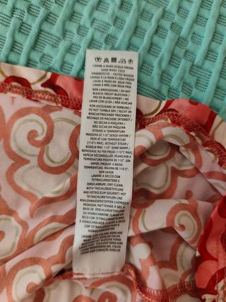 Top Maliparmi Coral, Rojo y Blanco