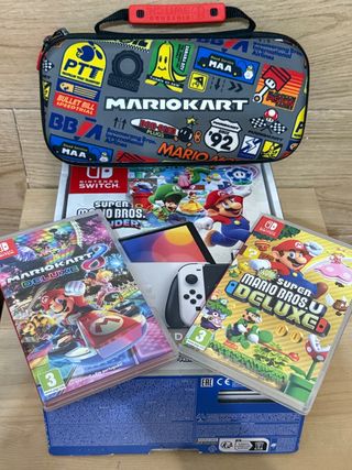 Nintendo Switch OLED + juegos 