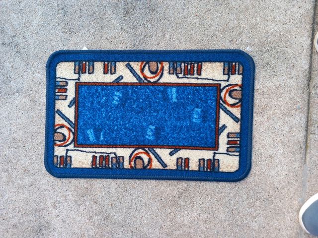 Tapete Novo 35x57cm Antiderrapante Lavável