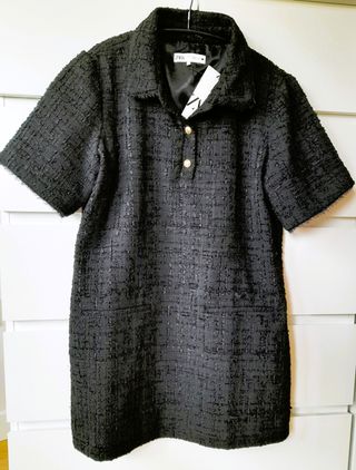 Vestido negro Zara