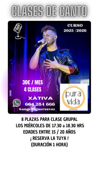 clases de canto grupal