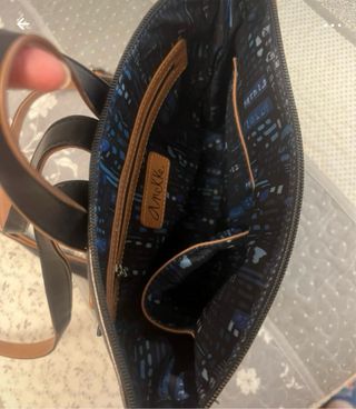 Mochila Anekke azul marino en muy buen estado