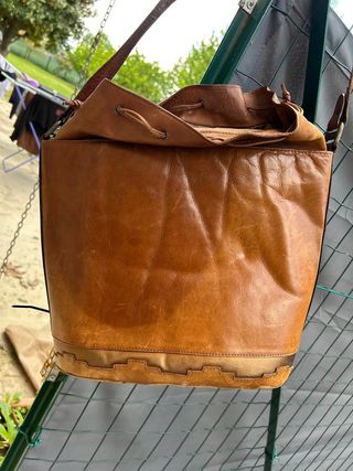 Borsa tracolla vintage in pelle