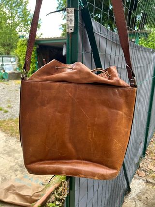 Borsa tracolla vintage in pelle