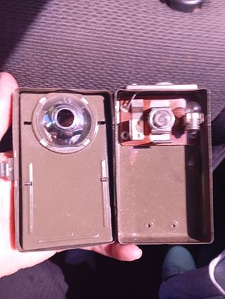 Linterna militar vintage