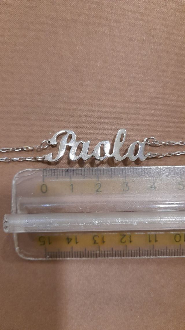 Bracciale con nome Paola 