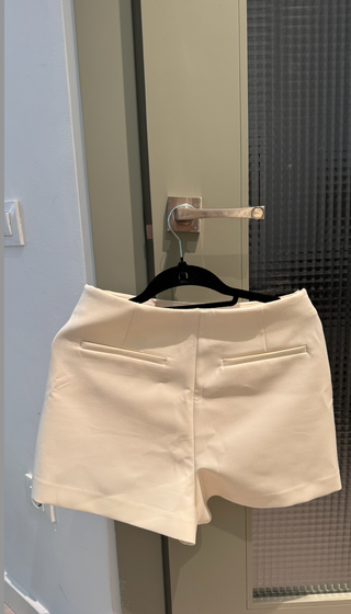 Falda pantalón Zara beige