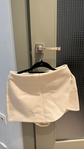 Falda pantalón Zara beige