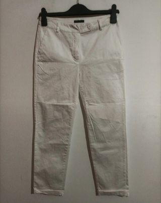 Pantaloni vintage Nuna Lie bianchi taglia S