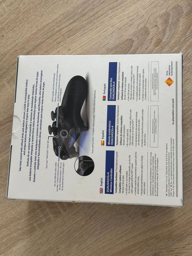 Caja vacía Mando PS4 Dualshock 4 Negro