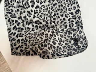 Pantalón palazzo estampado leopardo talla L