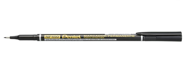caja 12Pentel NF450 Marcador Permanente Punta Fina