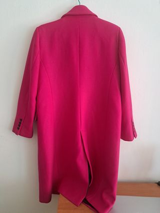 Abrigo Lana Manteco Zara Mujer XL